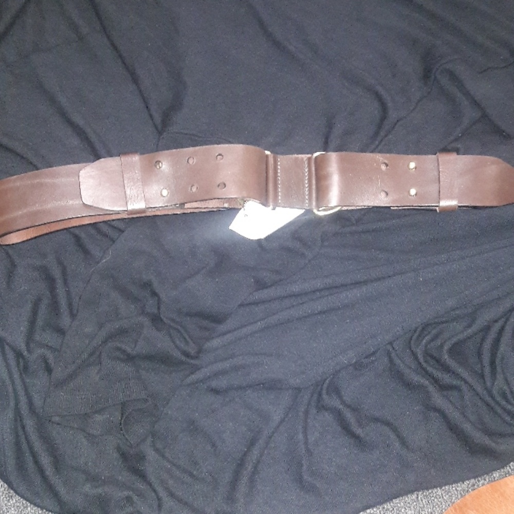 Leather belt